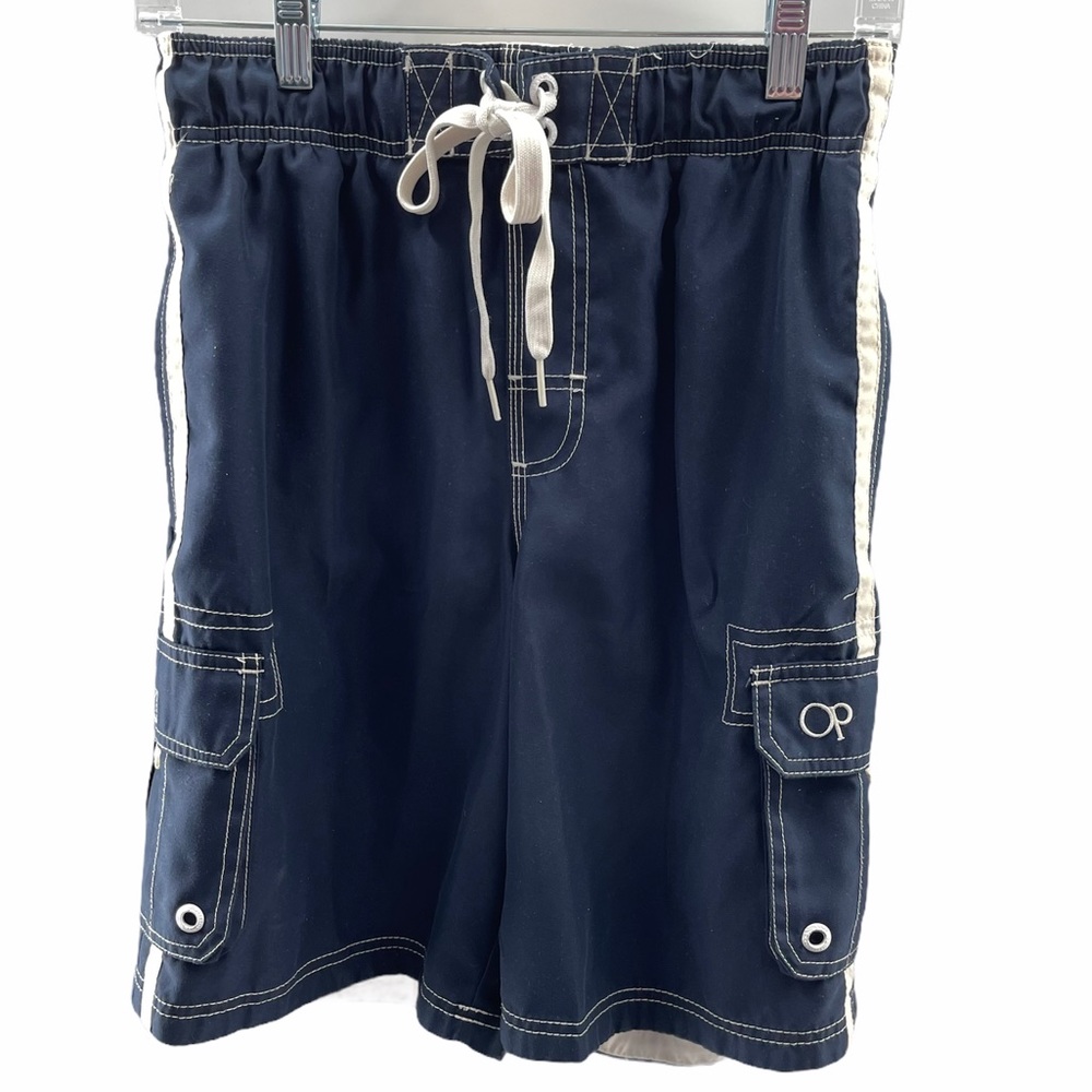 OP Swim Shorts Trunks Swim Wear Blue Size Small